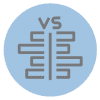 Blue vs icon for Integrity Core Values